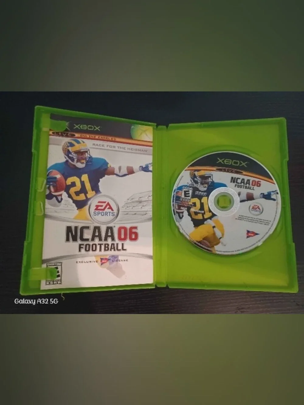 NCAA 06 Football for Xbox With Booklet/Case